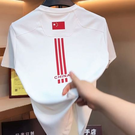 Sports and leisure fashion short sleeve breathable round neck T-shirt