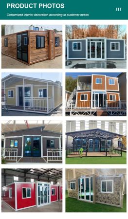 Modern Collapsible Expandable Flat Pack 40 FT Modular Prefabricated Container House